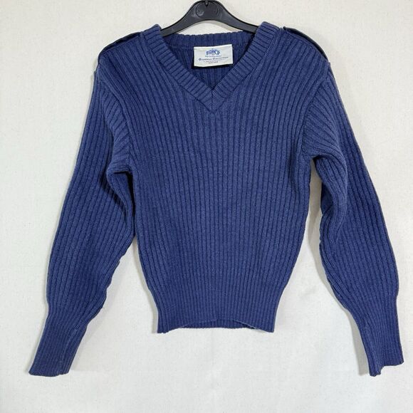 DSCP Guardian Collection 38 R Uniform Military officer Wool Sweater Navy Blue - Picture 1 of 8